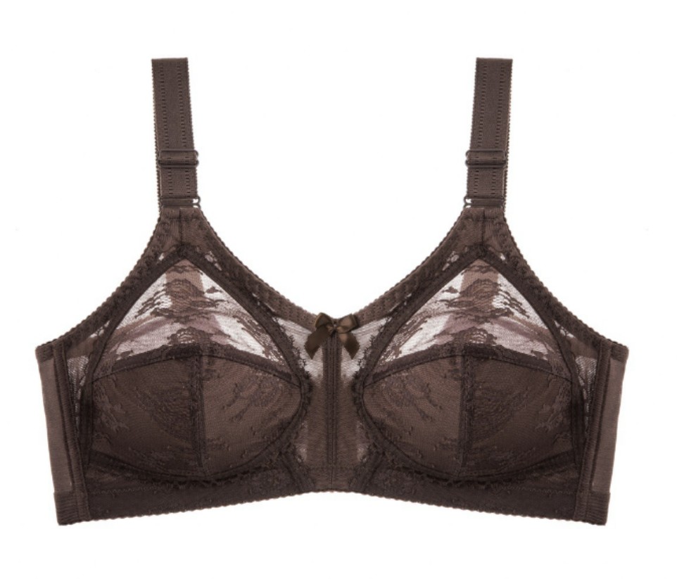 Womens Plus Size Bras Sexy Lace Ultra Thin Bras Wireless Anti Sagging Bra